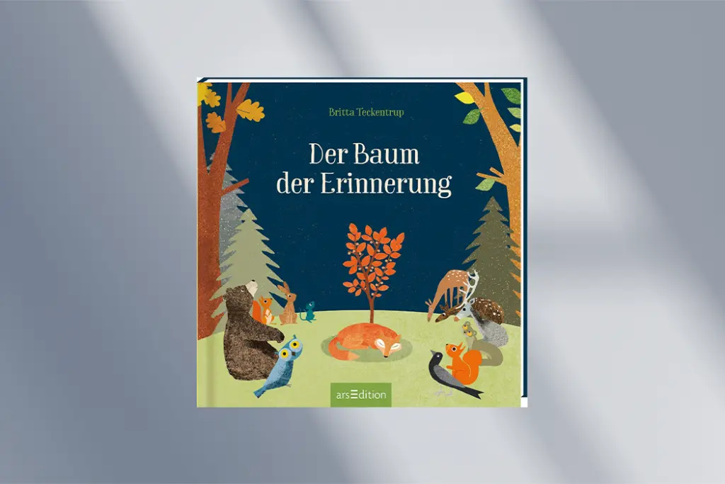 Buch mit dem Titel "Der Baum der Erinnerung" von der Autorin Britta Teckentrup.